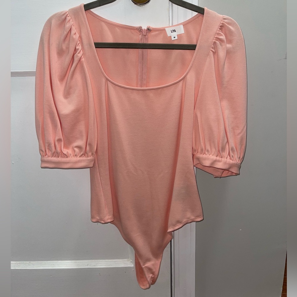 LPA pink bodysuit